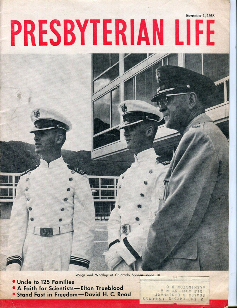 Presbyterian Life Magazine November 1 1958 David Read EX 050217nonjhe