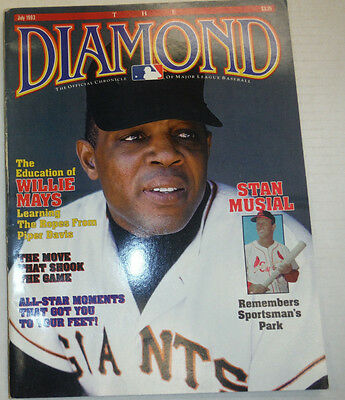 Diamond Magazine Stan Musial & Willie Mays July 1993 021115R