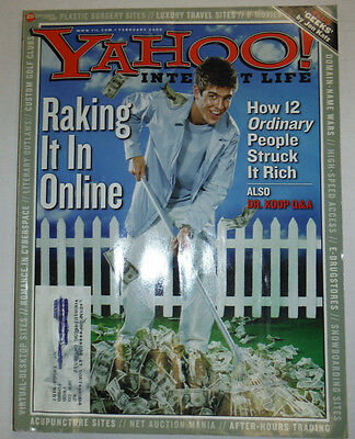 Yahoo! Magazine Raking It In Online February 2000 032015R