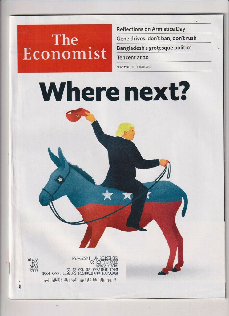 The Economist Reflections On Armistice Day November 10-16, 2018 110619nonr