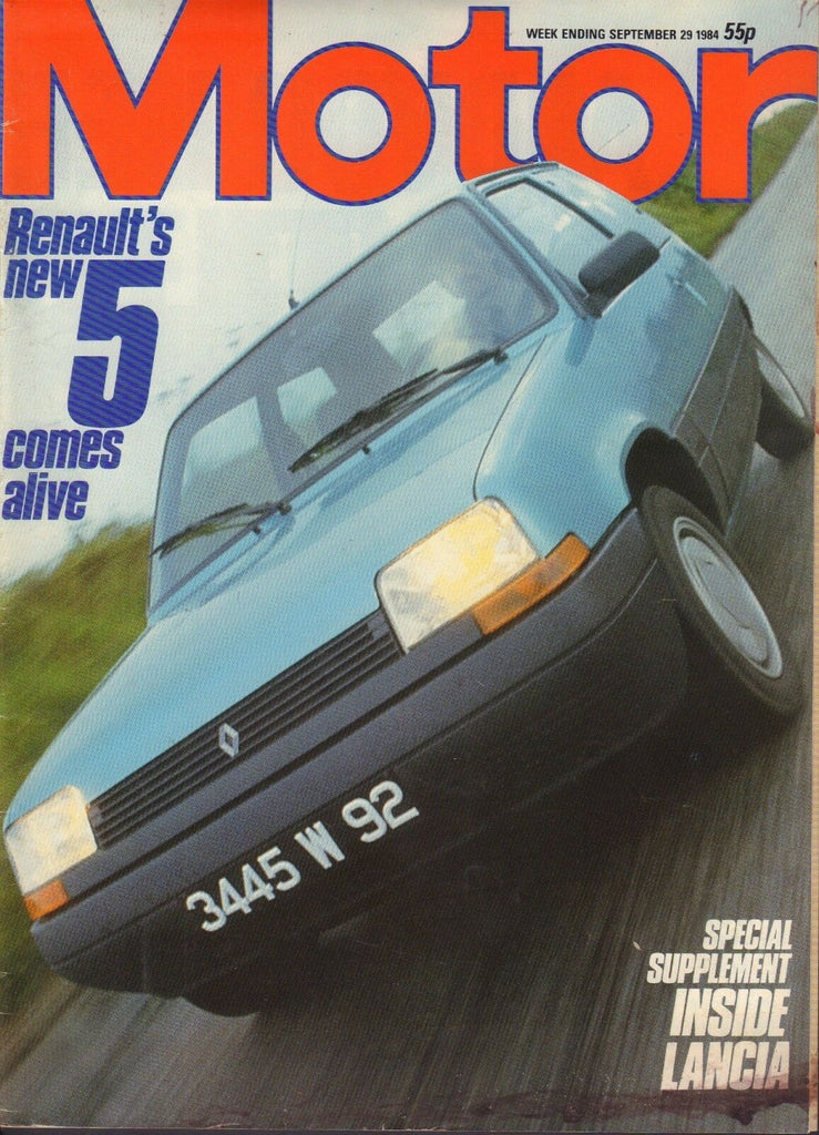 Motor Magazine September 29 1984 Renault 5 Lancia 080717nonjhe