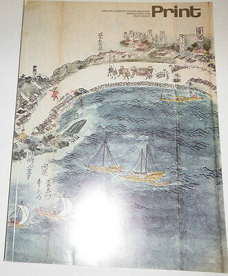 Print Magazine Bartholemew's Maps & David Levine March/April 1979 083014R