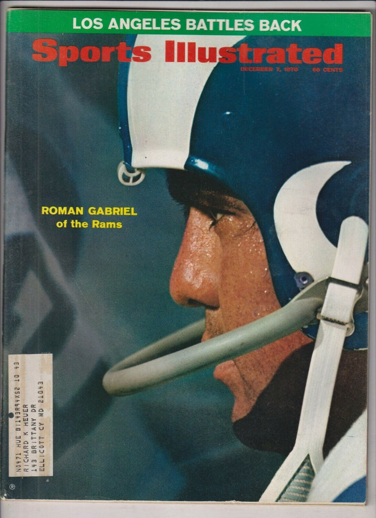 Sports Illustrated Roman Gabriel LA Rams December 7 1970 021420nonr