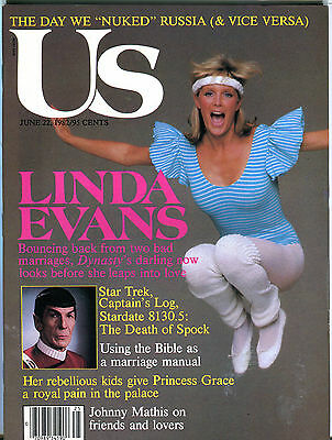 Us Magazine June 22 1982 Linda Evans Death Of Spock EX 081716jhe