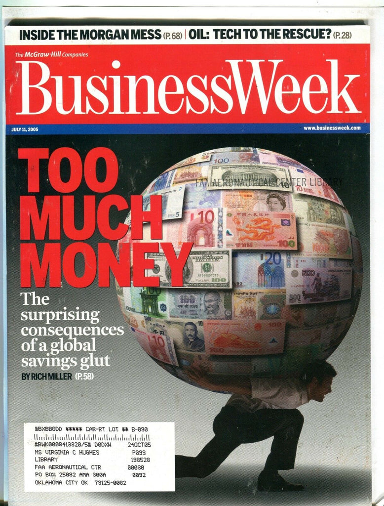 Business Week Magazine July 11 2005 The Fed EX w/ML FAA Library 102016jhe