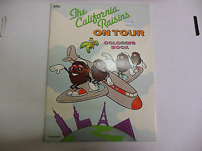 1988 The California Raisins On Tour Coloring book! 060813ame