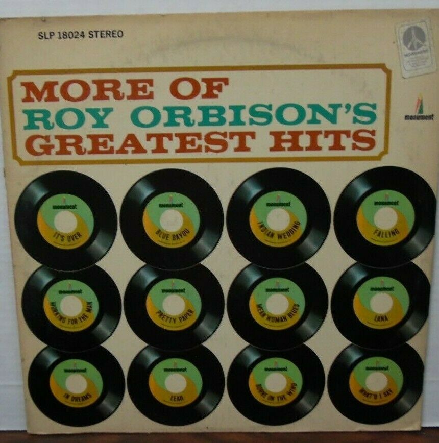 More of Roy Orbisons greatest hits vinyl SLP18024 091519LLE