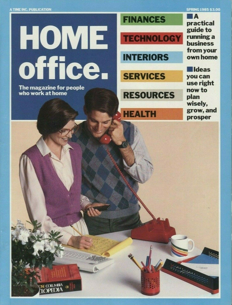 Home Office Sprinf 1985 Vol.1 No.1 Premier Issue Maggie Mahar 021220DBE