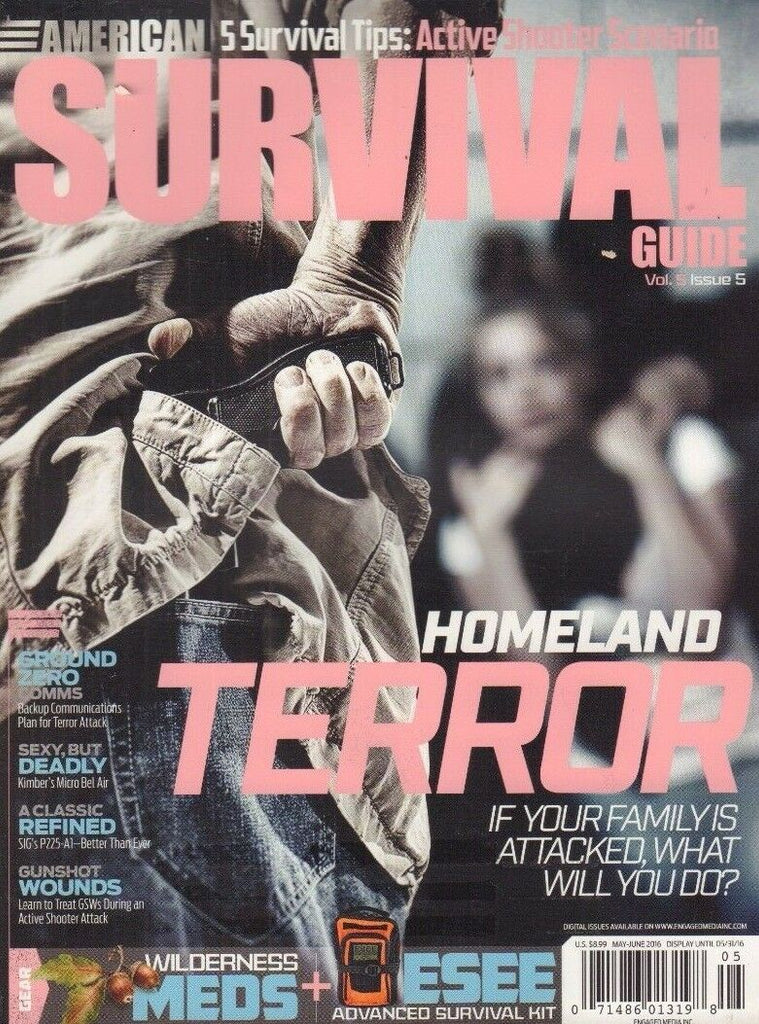 American Survival Guide Magazine Homeland Terror May/June 2016 010918nonr