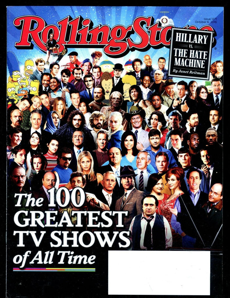 Rolling Stone Magazine October 6 2016 Greats TV Shows EX No ML 011617jhe