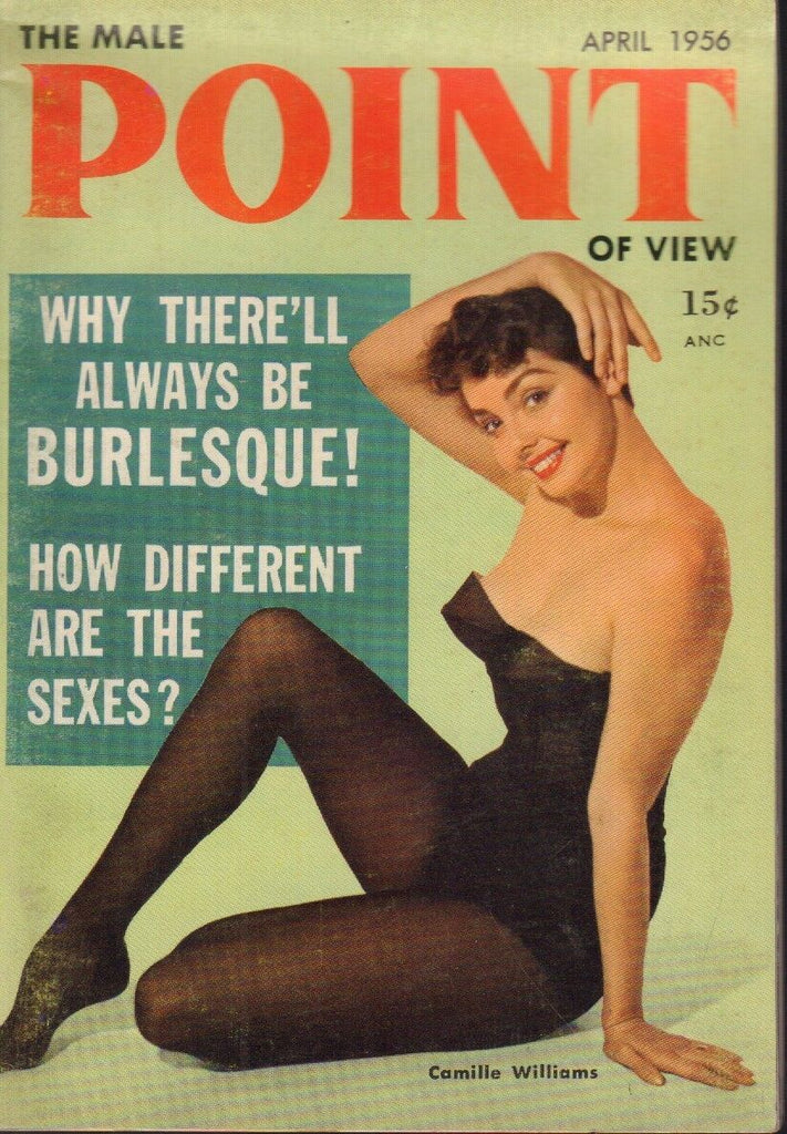 Male Point of View April 1956 Camille Williams Cheesecake Pin Up 091318AME