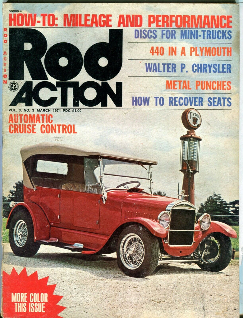 Rod Action Magazine March 1974 Crusie Control VG No ML 032017nonjhe