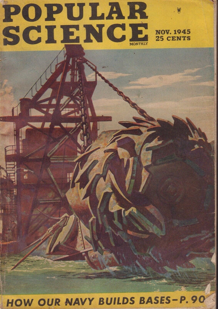 Popular Science Magazine November 1945 Navy Bases 090117nonjhe