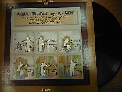 33 RPM Vinyl Schubert Three Sonatas for Violin World Series Rec PHC9103 051215SM