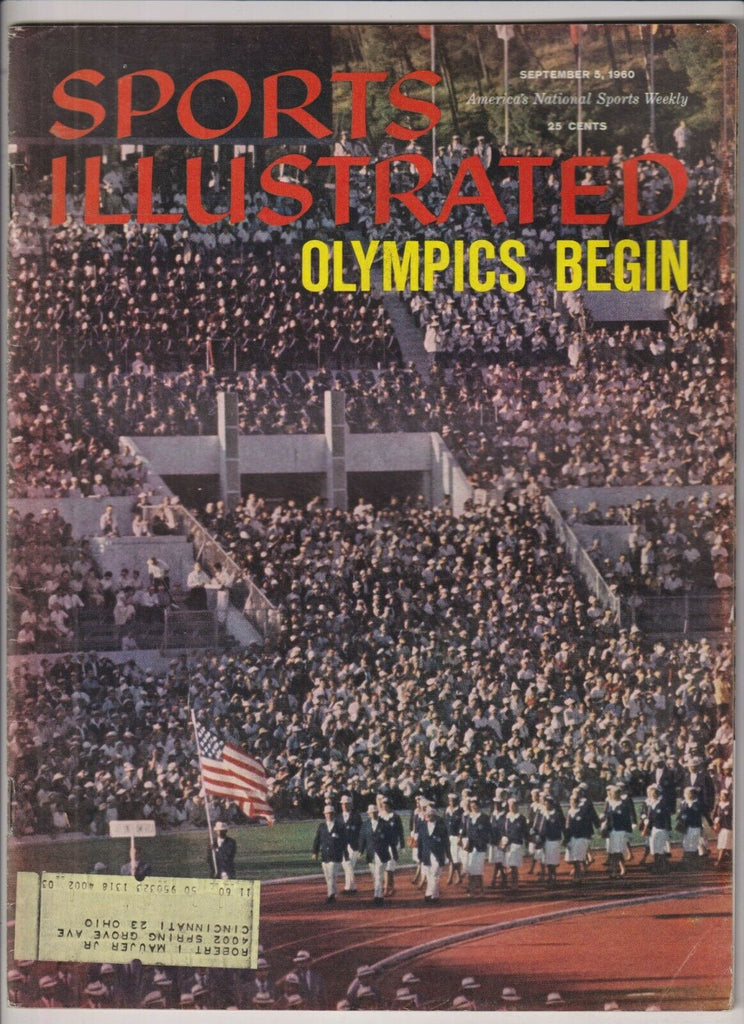 Sports Illustrated The Olympics Rafer Johnson September 5, 1960 021420nonr