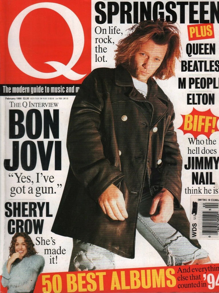 Q UK Music Magazine February 1995 Bruce Springstein Queen Bon Jovi 111319AME
