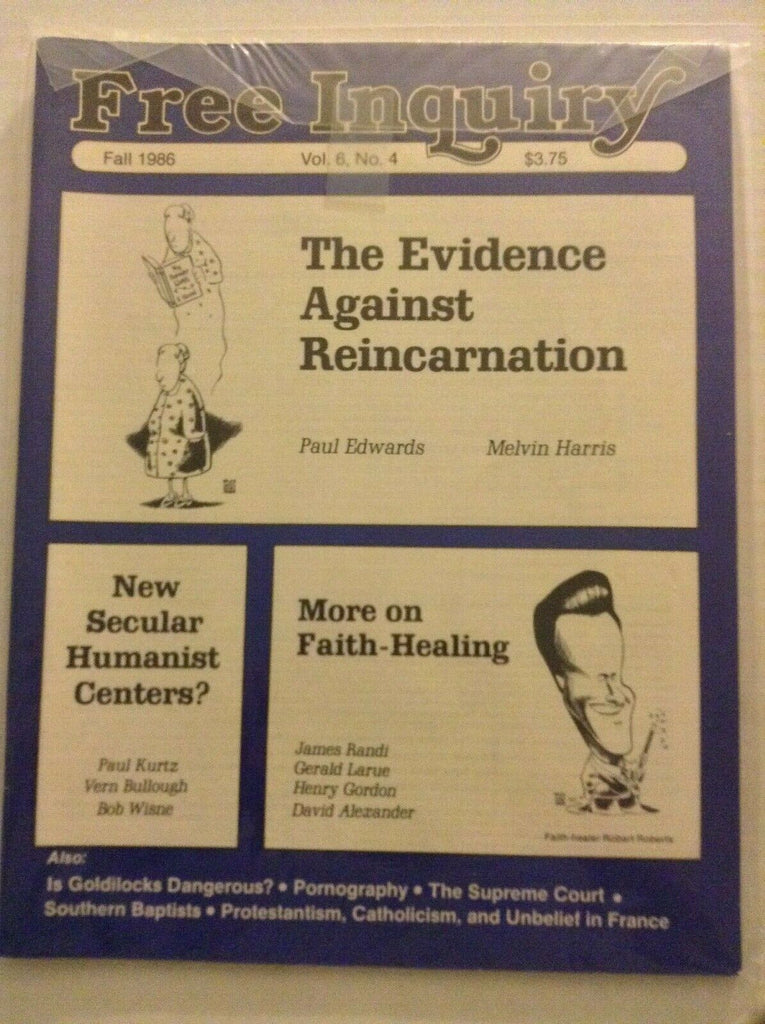 Free Inquiry The Evidence Against Reincarnation Fall 1986 062919nonrh