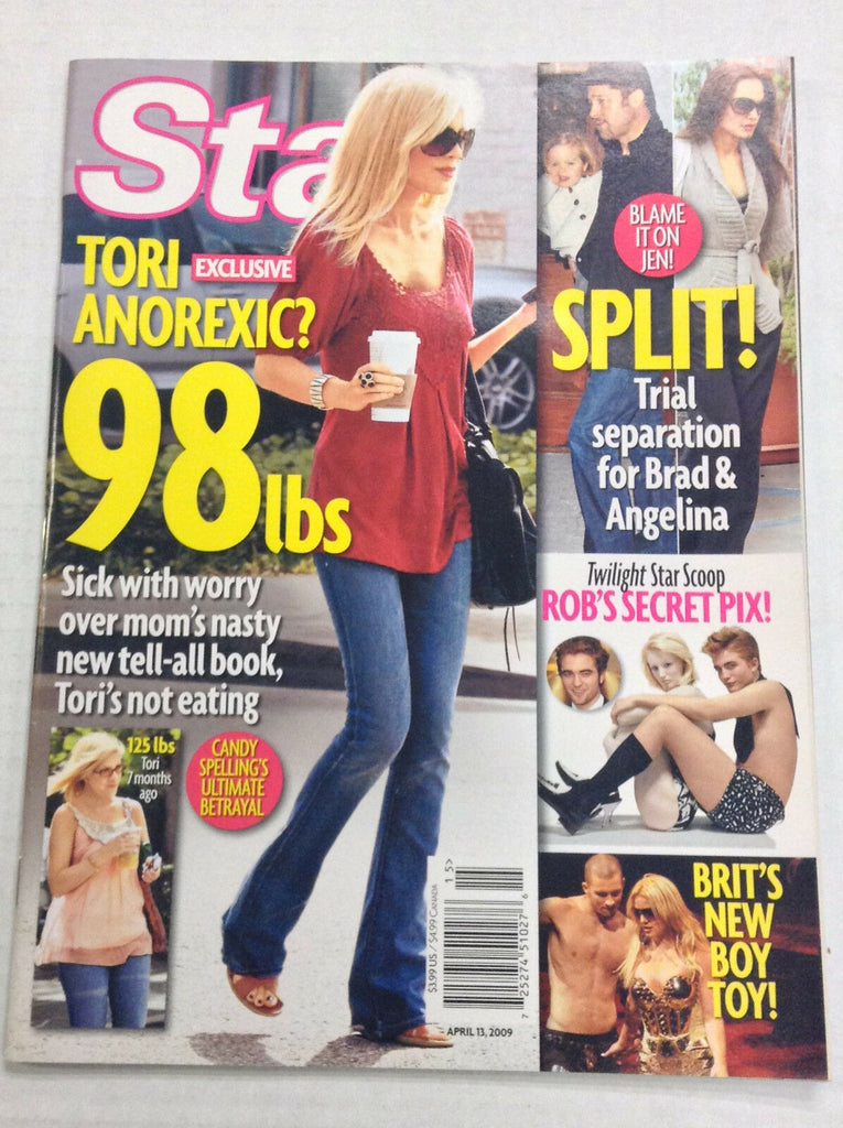 Star Magazine Tori Spelling & Brad Pitt April 13, 2009 122016R2