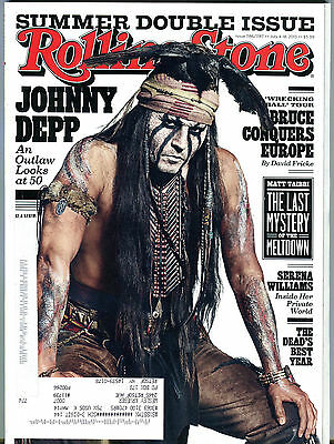 Rolling Stone Magazine July 4-18 2013 Johnny Depp EX 032416jhe