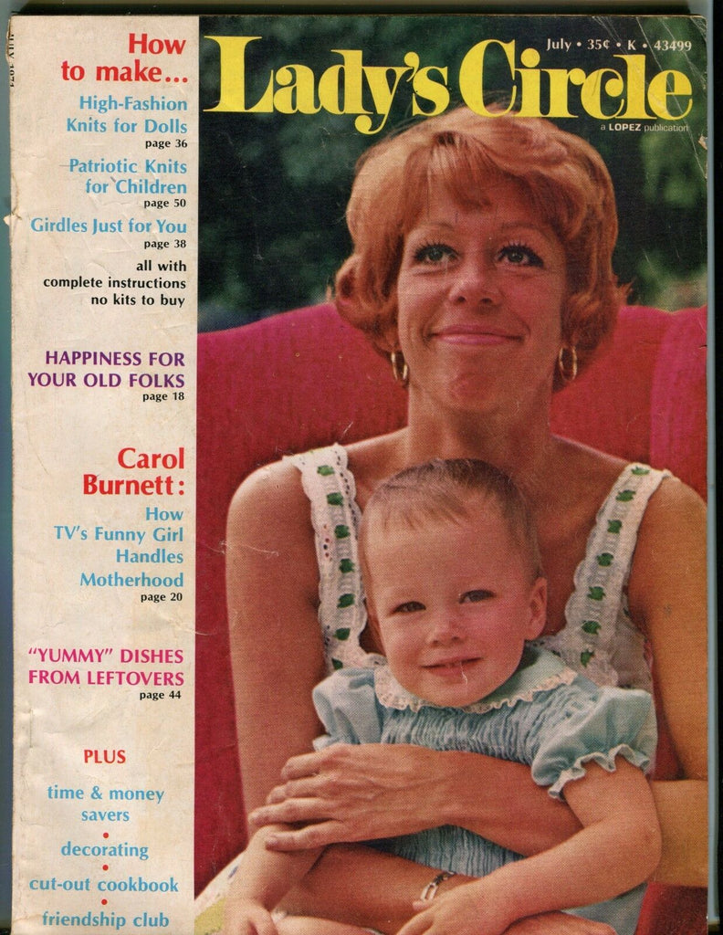 Lady's Circle Magazine July 1971 Carol Burnett VG 051717nonjhe2