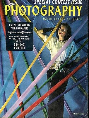 Popular Photography Magazine March 1949 Special Contest Issue VG 062916jhe