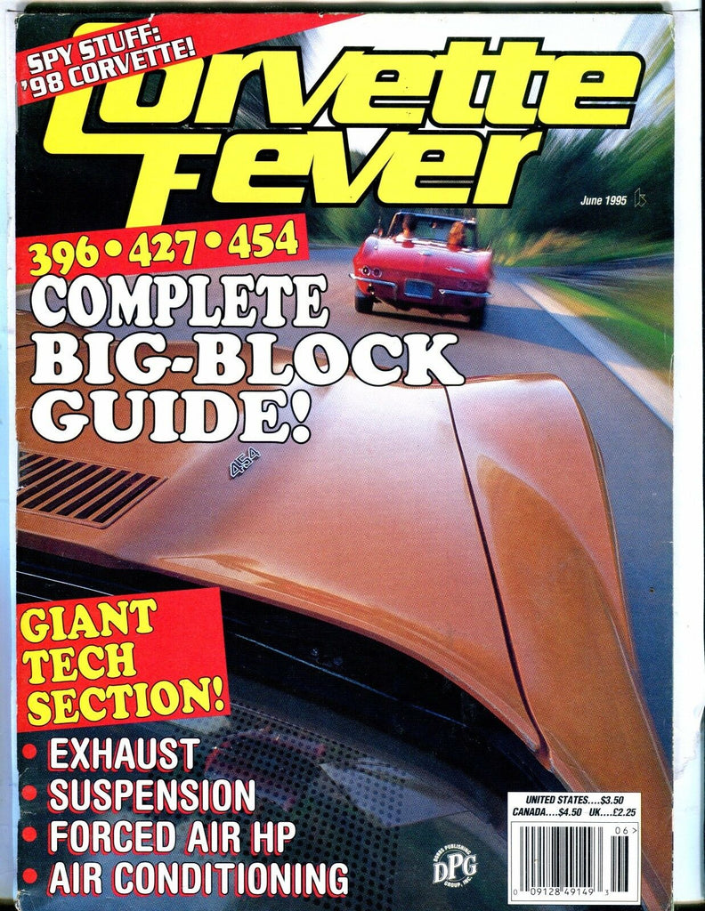 Corvette Fever Magazine June 1995 Big-Block Guide EX No ML 042617nonjhe