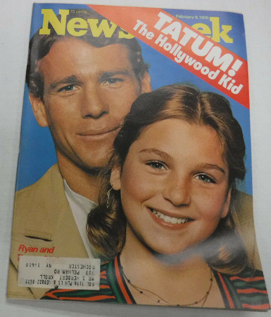 Newsweek Magazine Tatum The Hollywood Kid February 9, 1976 100616R
