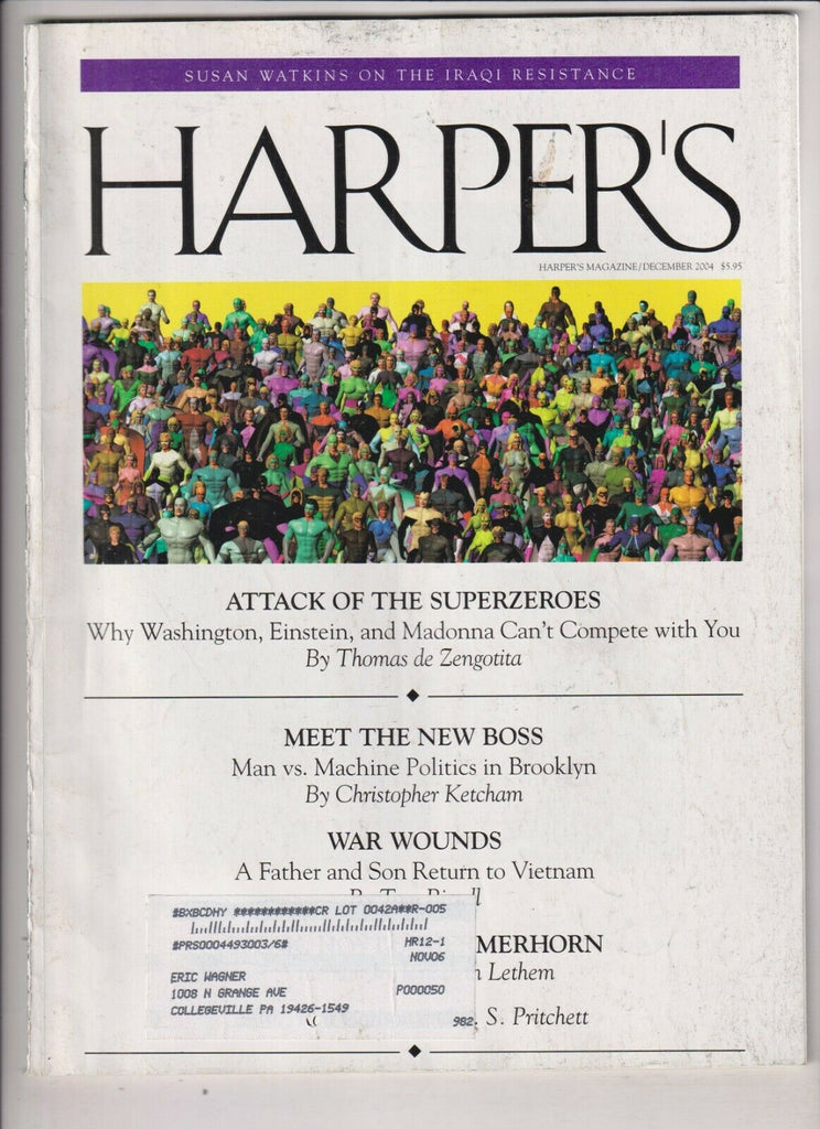 Harper's Magazine Susan Watkins & Iraqi Resistance December 2004 032720nonrh