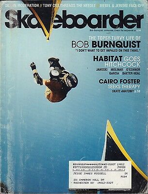Skateboarder December 2005 Bob Burnquist, Cairo Foster w/ML VG 070816DBE2