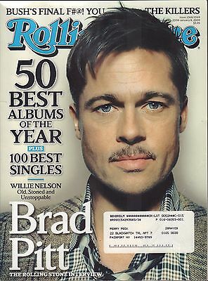 Rollingstone January 2009 Brad Pitt w/ML VG 061616DBE