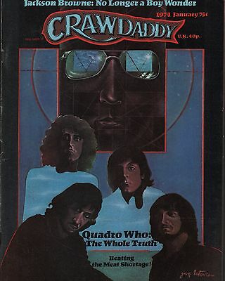 Crawdaddy Magazine January 1974 Jackson Browne EX 112015DBE
