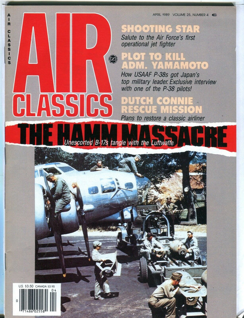 Air Classics Magazine April 1989 The Hamm Massacre Ex No ML 120516jhe