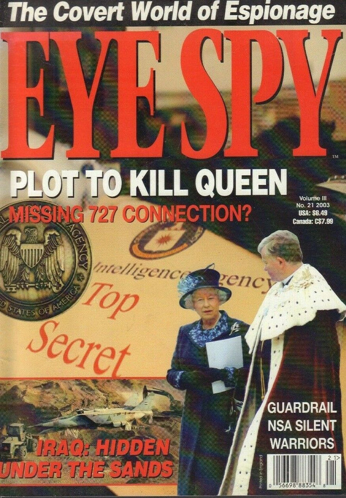 Eye Spy magazine Vol.3 # 21 2003 Queen Elizabeth Richard Tomlinson 053019DBE