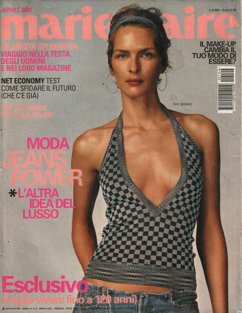 Marie Claire Italian Fashion April 2001 Kim Iglinsky 101220ame