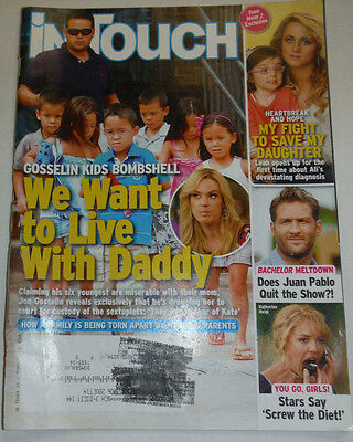 Intouch Magazine Gosselin's Kids Bombshell February 2014 121714R
