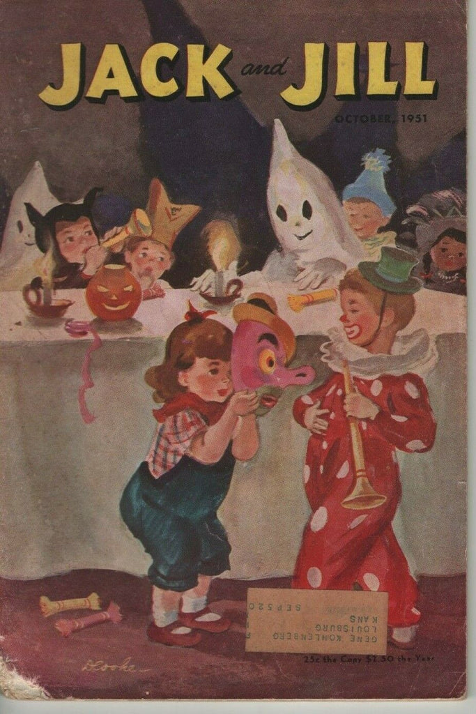 Jack and Jill Magazine October 1951 020820LLE
