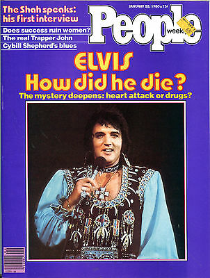 People Magazine January 28 1980 Elvis Presley EX 081716jhe