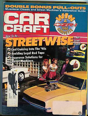 Car Craft Magazine February 1990 Streetwise Corvette EX 033116jhe