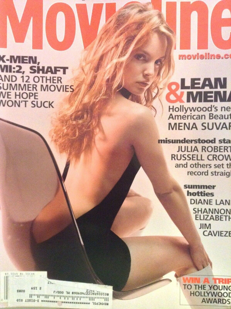 Movieline Magazine Mena Suvari & Russell Crowe June 2000 111518nonrh
