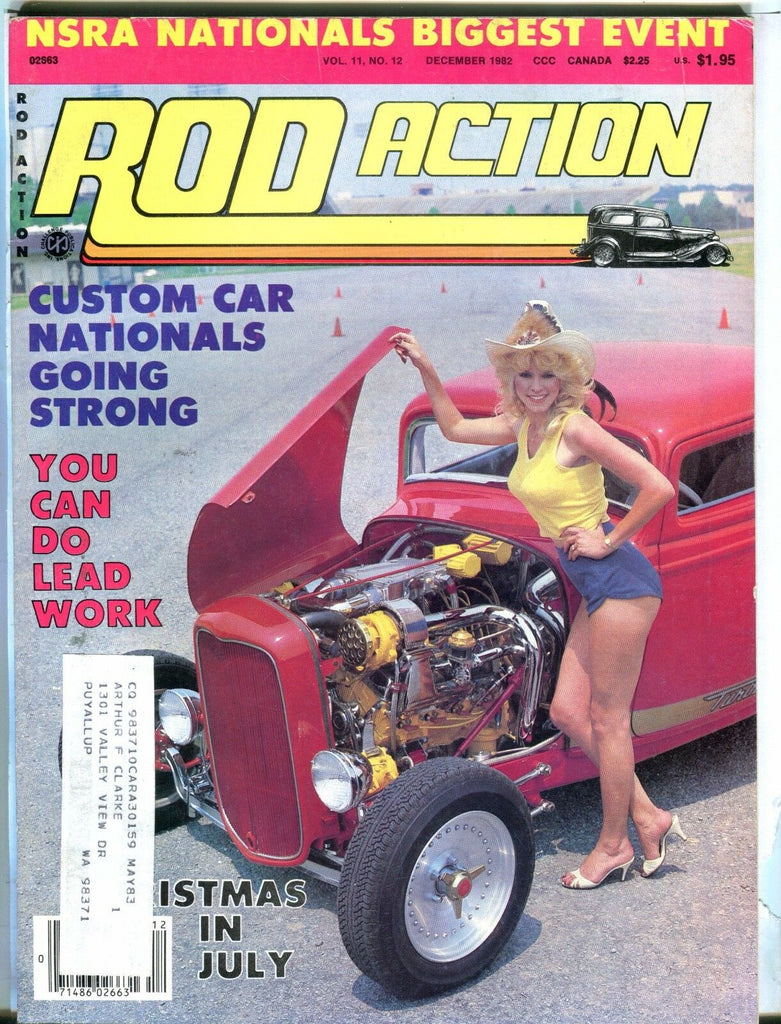 Rod Action Magazine December 1982 Lead Work EX w/ML 031317nonjhe