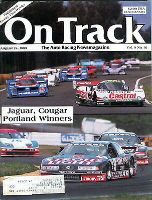 AutoWeek Magazine August 24 1989 Jaguar Cougar Portland Winners EX 012516jhe
