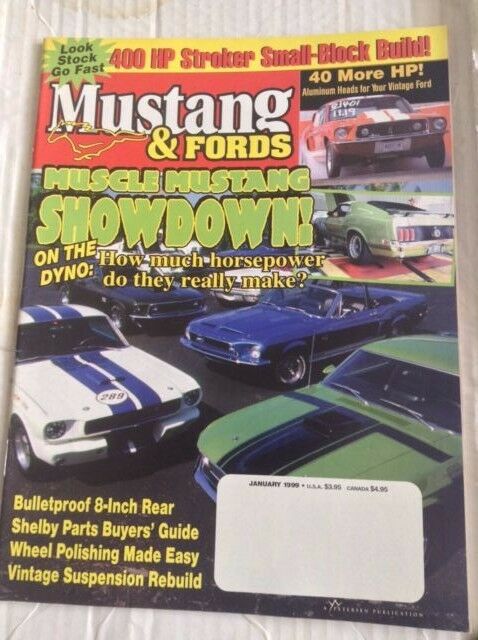 Mustangs & Fords Magazine Muscle Mustang Showdown January 1999 040717NONRH