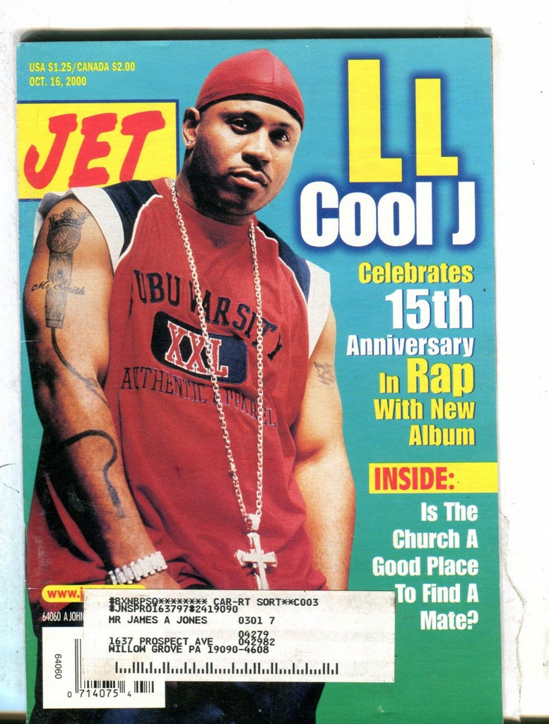 Jet Magazine October 16 2000 LL Cool J Rap Album 071117nonjhe