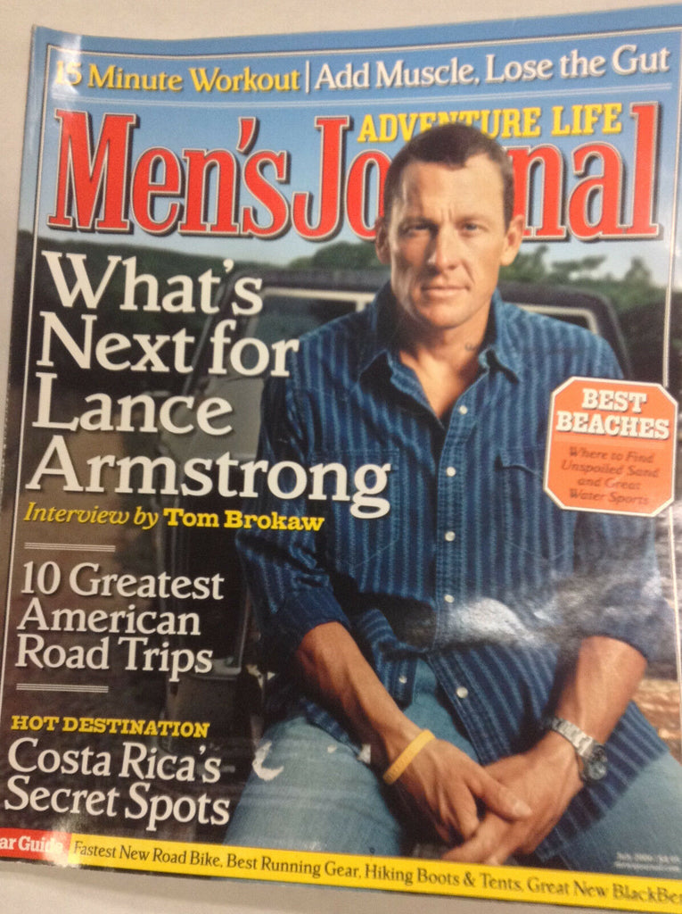Men's Journal Magazine Lance Armstrong Great Road Trips July 2006 062717nonr