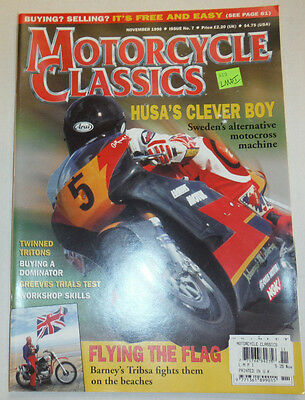 Motorcycle Classics Magazine Husa's Clever Boy November 1996 012715R