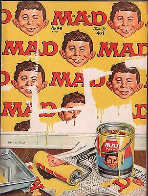 Mad Magazine No.148 January 1972 Appears to be complete EX 112415DBE