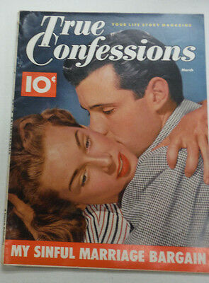 True Confessions Magazine My Sinful Marriage Bargain March 1952 070115R2