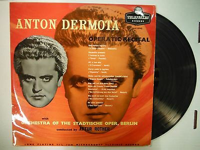 33 RPM Vinyl Anton Dermota Operatic Recital Telefunken LGX66048 011915KME