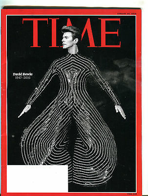 Time Magazine January 25 2016 David Bowie EX 032816jhe