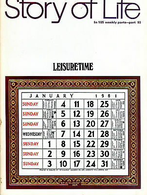 Story Of Life Magazine Leisuretime Part 93 1971 EX 051616jhe
